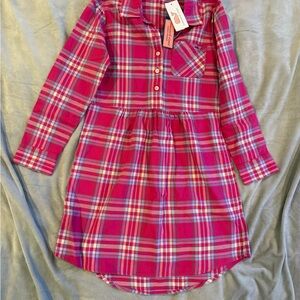 Vineyard Vines Pink and Blue Plaid Shirt